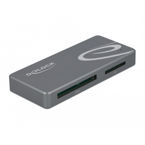 Card Reader Delock 91754, USB-C, Gray