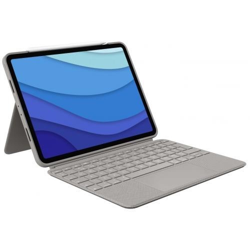 LOGITECH Combo Touch for iPad Pro 11-inch (1st, 2nd, and 3rd generation) - SAND - US - INTNL