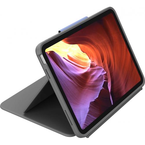 Husa/Stand Logitech Rugged Folio pentru iPad 10th gen, Layout UK, Graphite