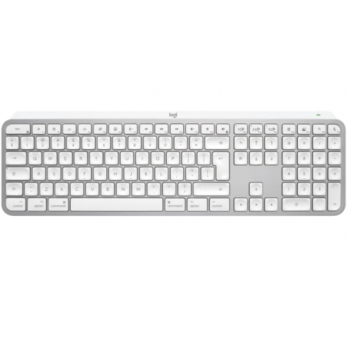 Tastatura Logitech MX Keys S for Mac, USB Wireless/Bluetooth, Layout US, Pale Grey