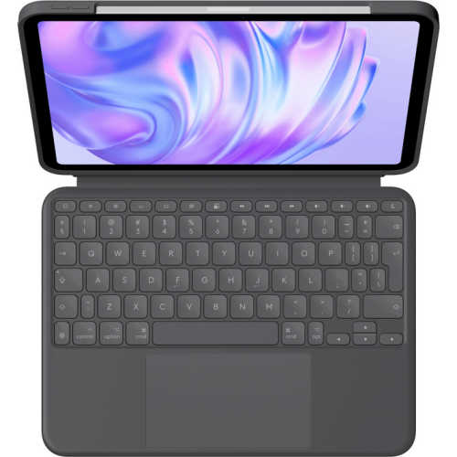 Husa/Stand Logitech Combo Touch pentru iPad Pro (M4) de 11 inch, Graphite