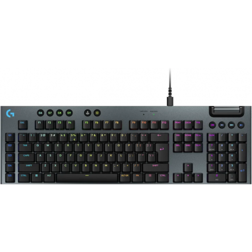 Tastatura Logitech G915 X GL TACTILE, USB, Layout US, Black-Grey
