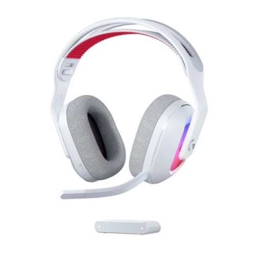 Casti cu microfon Logitech G Astro A20 X, RGB LED, USB/USB Wireless/Bluetooth, White