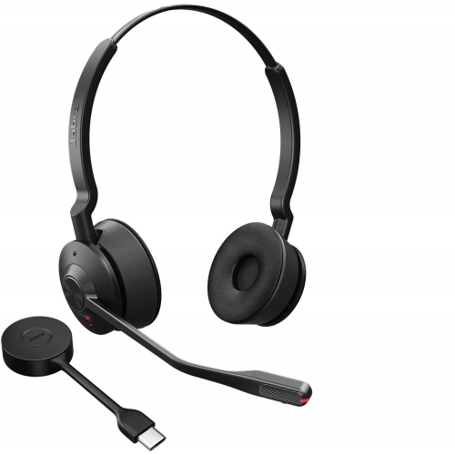Casti cu microfon Jabra Engage 55 Stereo Low Power UC, DECT Wireless/USB-A, Black