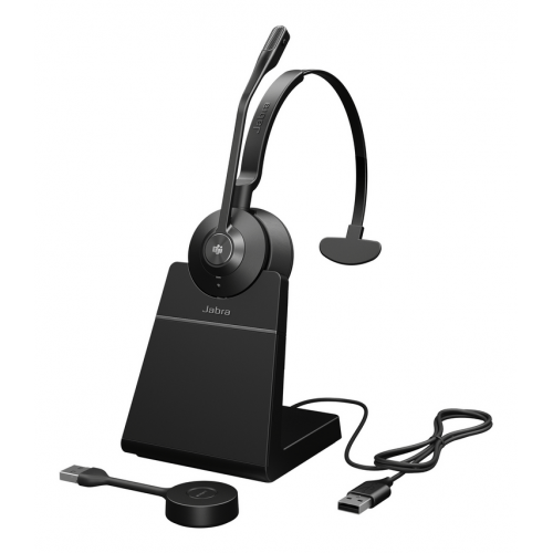 Casca cu microfon Jabra Engage 55 SE Mono Microsoft Teams, DECT Wireless/USB-A, Black