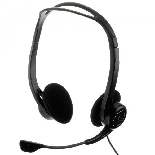 LOGITECH PC960 Corded Stereo Headset BLACK - USB