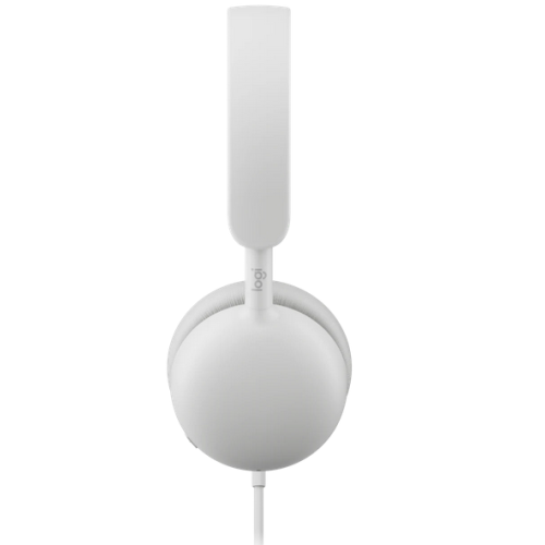 Casti cu microfon Logitech Zone Wired 2 for Business Teams version, USB-C/USB-A, White