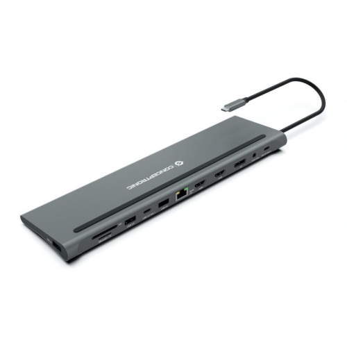 Docking Station Conceptronic DONN17G, Grey