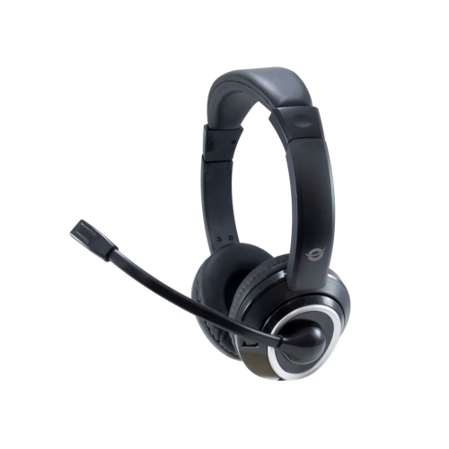 Casti cu microfon Conceptronic POLONA02BA, 3.5mm jack, Black