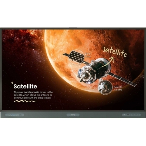 Display interactiv Benq Seria RP04 RP7504, 75inch, 3840x2160pixeli, Black