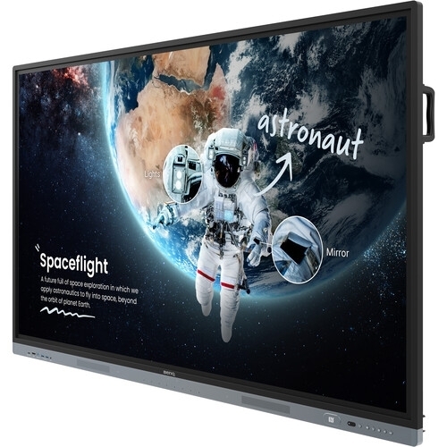 Display interactiv Benq Seria RM04 RM8604, 86inch, 3840x2160pixeli, Black