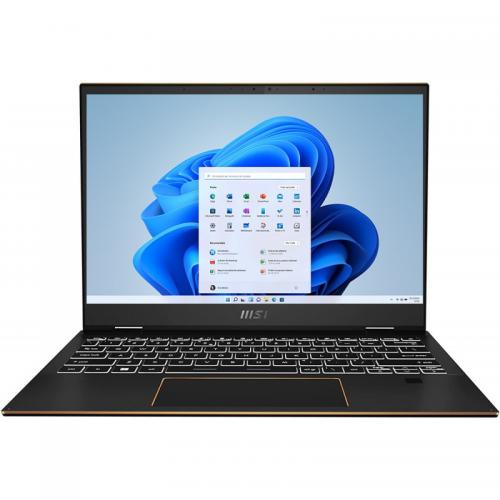 Laptop 2-in-1 MSI Summit E13 Flip Evo A12MT, Intel Core i5-1240P, 13.4inch Touch, RAM 16GB, SSD 512GB, Intel Iris Xe Graphics, Windows 11, Ink Black