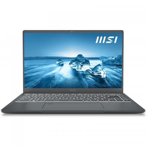 Laptop MSI Prestige 14 A12SC, Intel Core i5-1240P, 14inch, RAM 8GB, SSD 512GB, nVidia GeForce GTX 1650 4GB, No OS, Grey