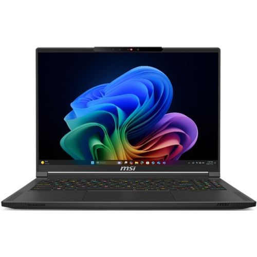 Laptop MSI Stealth A16 AI+ A3XVFG, AMD Ryzen AI 9 HX 370, 16inch, RAM 32GB, SSD 1TB, nVidia GeForce RTX 4060 8GB, Windows 11, Core Black