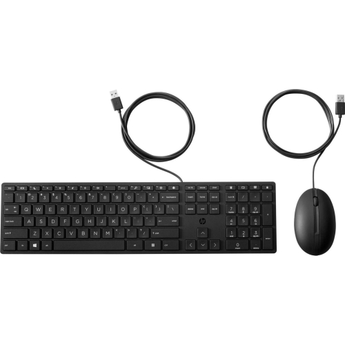 Kit HP 320MK - Tastatura, USB, Black + Mouse Optic, USB, Black