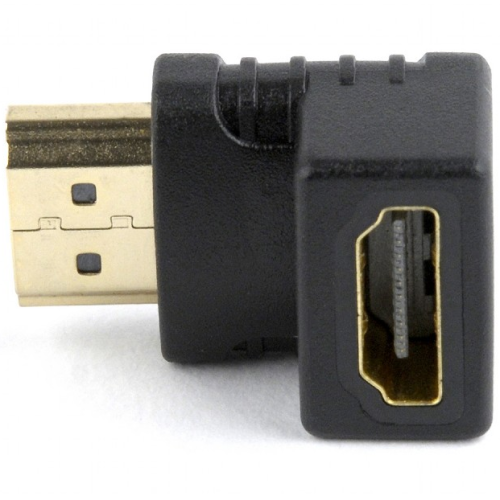 Adaptor Gembird A-HDMI90-FML, HDMI male - HDMI female, Black
