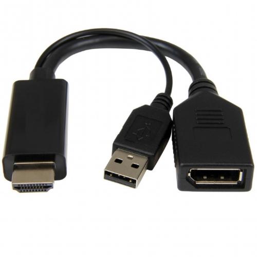 mouth dream Entrance Cablu Gembird A-HDMIM-DPF-01, HDMI male - HDMI female + USB male, 0.1m,  Black