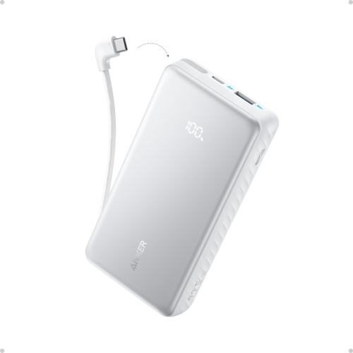 Baterie portabila Anker Zolo, 20.000 mAh, 1 x USB-C, 1 x USB-A, White