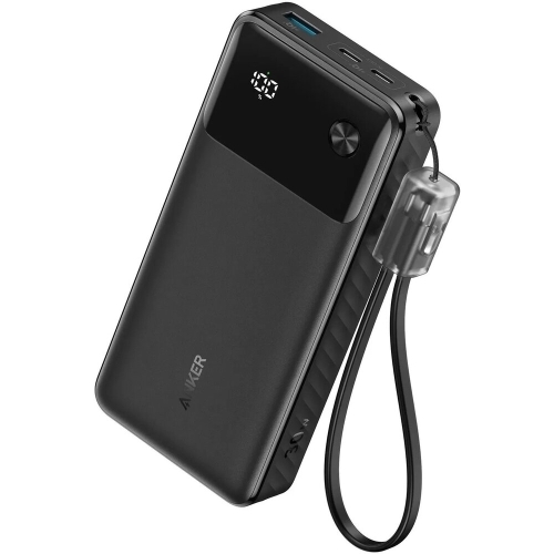 Baterie portabila Anker PowerCore, 20000mAh, 2 x USB-C, 1 x USB-A, Black