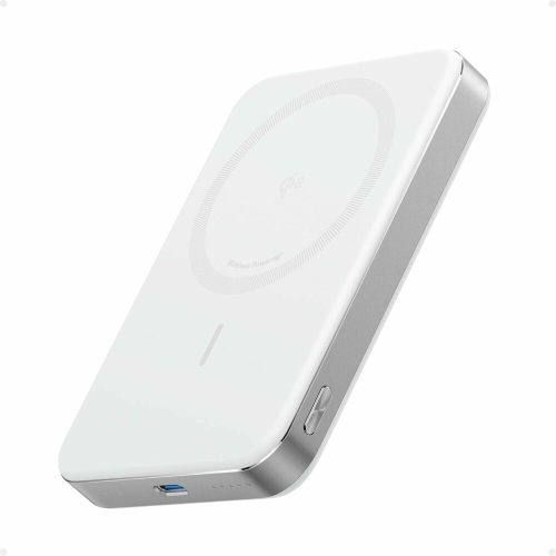 Baterie portabila Anker MagGo, 10000mAh, USB-C, 15W, White