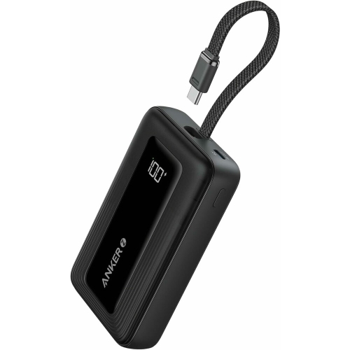 Baterie portabila Anker Zolo, 10000mAh, 1 x USB-C, 1 x USB-A, 30W, Black