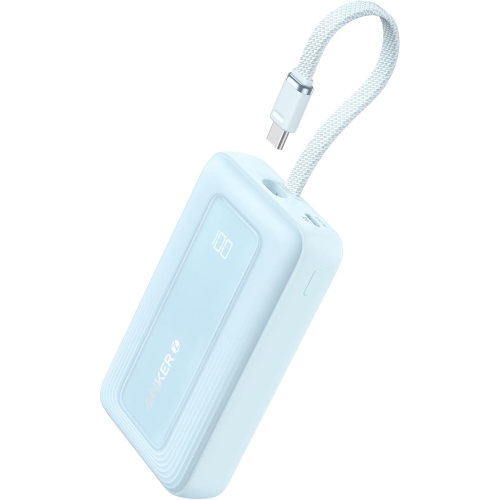 Baterie portabila Anker Zolo, 20000mAh, 1 x USB-C, 1 x USB-A, 30W, Blue
