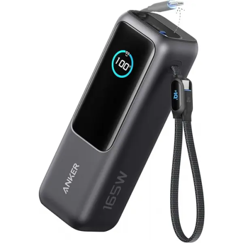 Baterie portabila Anker A1695H41, 1 x USB-A, 1 x USB-C, 2500 mAh, Gray