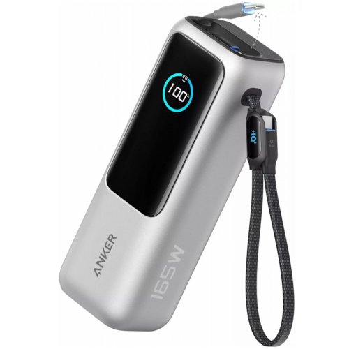 Baterie portabila Anker A1695H41, 1 x USB-A, 1 x USB-C, 2500 mAh, Silver