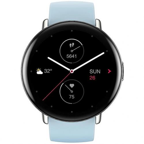 Smartwatch Huami Amazfit Zepp E Round, 1.28inch, Curea Silicon, Ice Blue