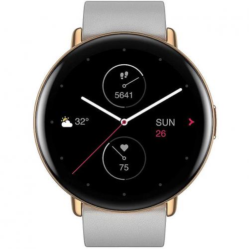 Smartwatch Huami Amazfit Zepp E Round, 1.28inch, Curea Silicon, Moon Grey