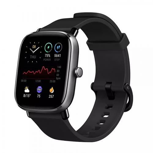 SmartWatch Huami Amazfit GTS 2 Mini A2018, 1.55inch, Curea Silicon, Meteor Black