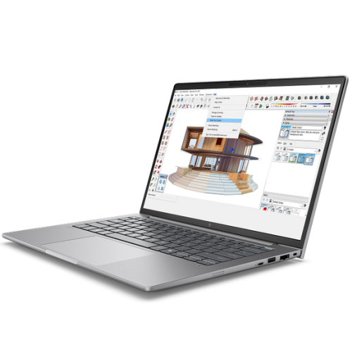 Laptop HP ZBook 8 G1i, Intel Core Ultra 7 255H, 14 inch, RAM 16GB, SSD 512GB, nVidia RTX 500 Ada Generation 4GB, Windows 11 Pro, Meteor Silver