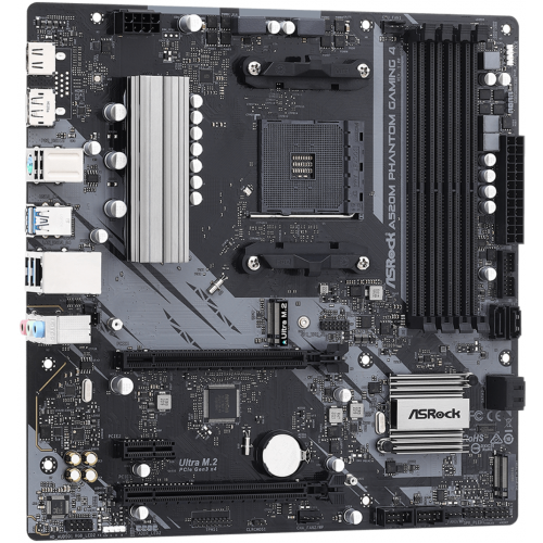 Placa de baza ASRock A520M Phantom Gaming 4, AMD A520, socket AM4, mATX