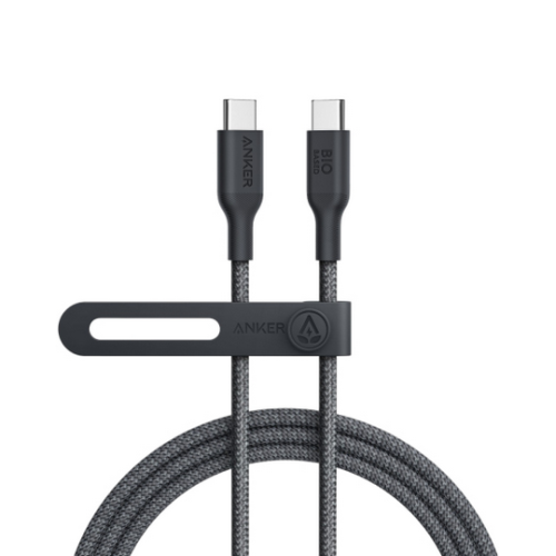Cablu de date Anker A80F6H11, USB-C male - USB-C male, 1.8 m, Black
