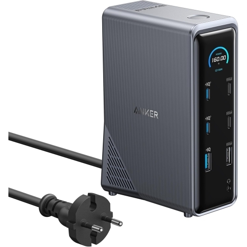 Docking Station Anker Prime 737 14-in-1 A83B63A1, Negru