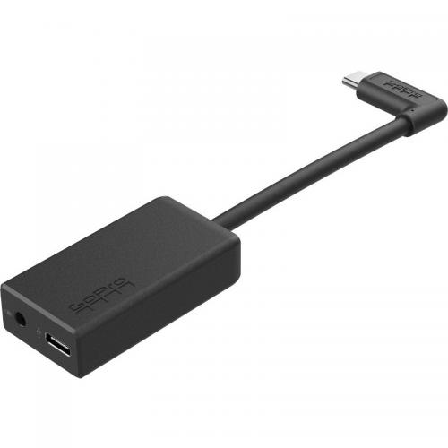 Convertor GoPro AAMIC-001 pentru Hero 5, USB-C - 3.5mm jack, Black