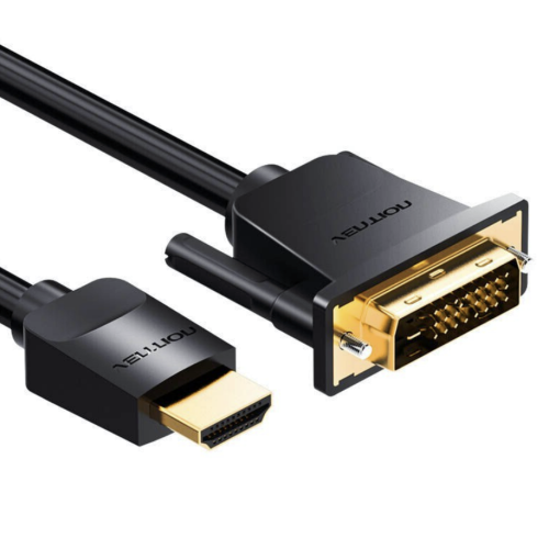 Cablu Vention ABFBJ, HDMI male - DVI-D male, 5 m, Black