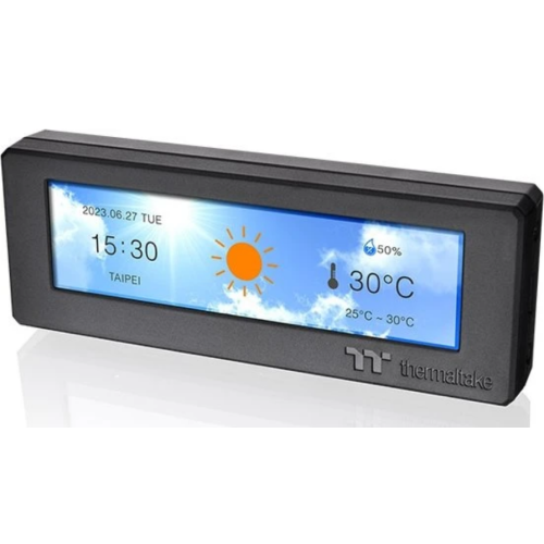 Display Thermaltake, 3.9 inch, pentru carcase Ceres / The Tower / TR, Black