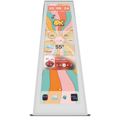 Display HYTE Upgrade, 14.9 inch Touch, pentru carcasa Y70 Touch Infinite, Snow White