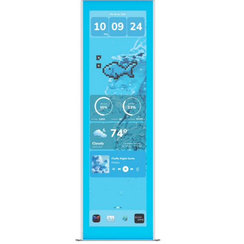 Display HYTE Upgrade, 14.9 inch Touch, pentru carcasa Y70 Touch Infinite, Blueberry Milk