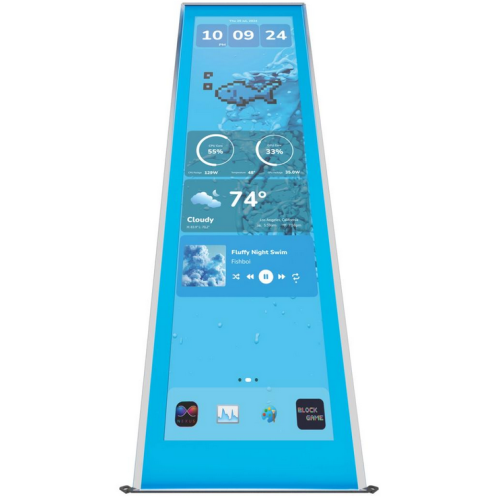 Display HYTE Upgrade, 14.9 inch Touch, pentru carcasa Y70 Touch Infinite, Blueberry Milk