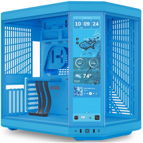 Display HYTE Upgrade, 14.9 inch Touch, pentru carcasa Y70 Touch Infinite, Blueberry Milk