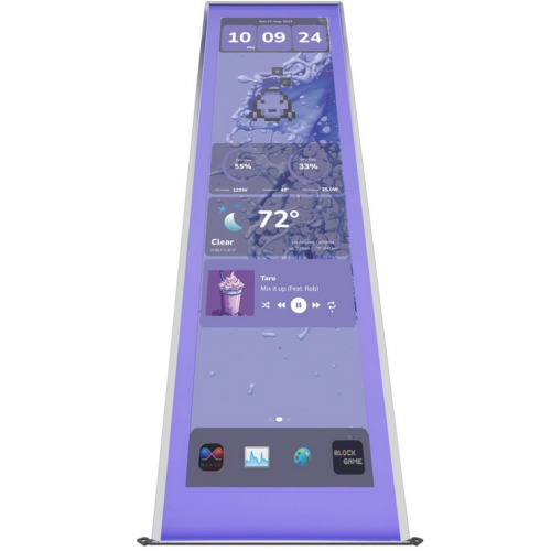 Display HYTE Upgrade, 14.9 inch Touch, pentru carcasa Y70 Touch Infinite, Taro Milk