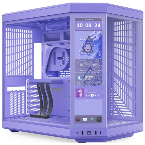 Display HYTE Upgrade, 14.9 inch Touch, pentru carcasa Y70 Touch Infinite, Taro Milk