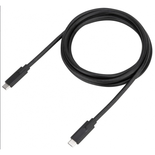 Cablu de date Targus ACC928GLX, USB-C male - USB-C male, 2m, Black