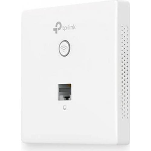 TP-Link Access Point wireless N300 cu montare în doza de peperete ,EAP115-WALL, 10/100Mbps Ethernet (RJ-45) Port*2, antena: Internal2*1.8dBi Omni, LED/Wi-Fi Button、RESET, PoE(IEEE802.3af) ,IEEE802.11n/g/b, 2.4GHz