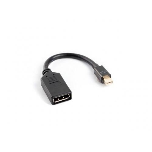 Adaptor Lanberg AD-0003-BK, Mini DisplayPort Male - DisplayPort Female, Black