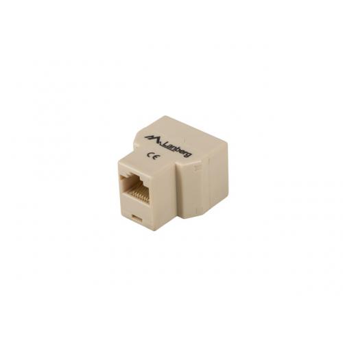 Cupla Lanberg AD-RJ45-2RJ45-OU, Beige