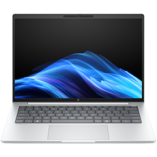 Laptop HP EliteBook 8 G1i, Intel Core Ultra 7 255U, 14 inch, RAM 32GB, SSD 1TB, Intel Graphics, Windows 11 Pro, Glacier Silver