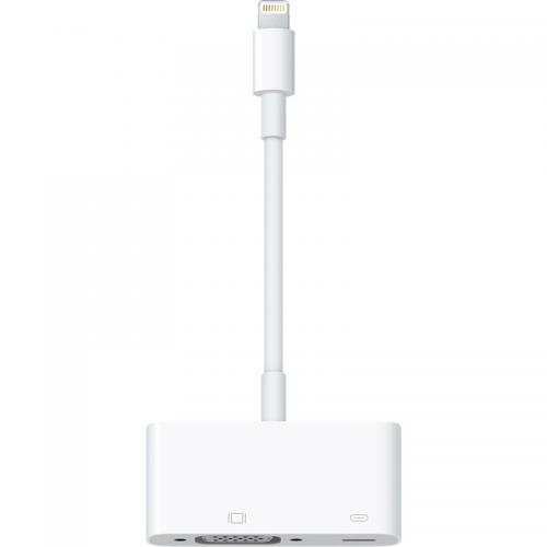 Adaptor Apple MD825ZM/A, Lightning to VGA, alb